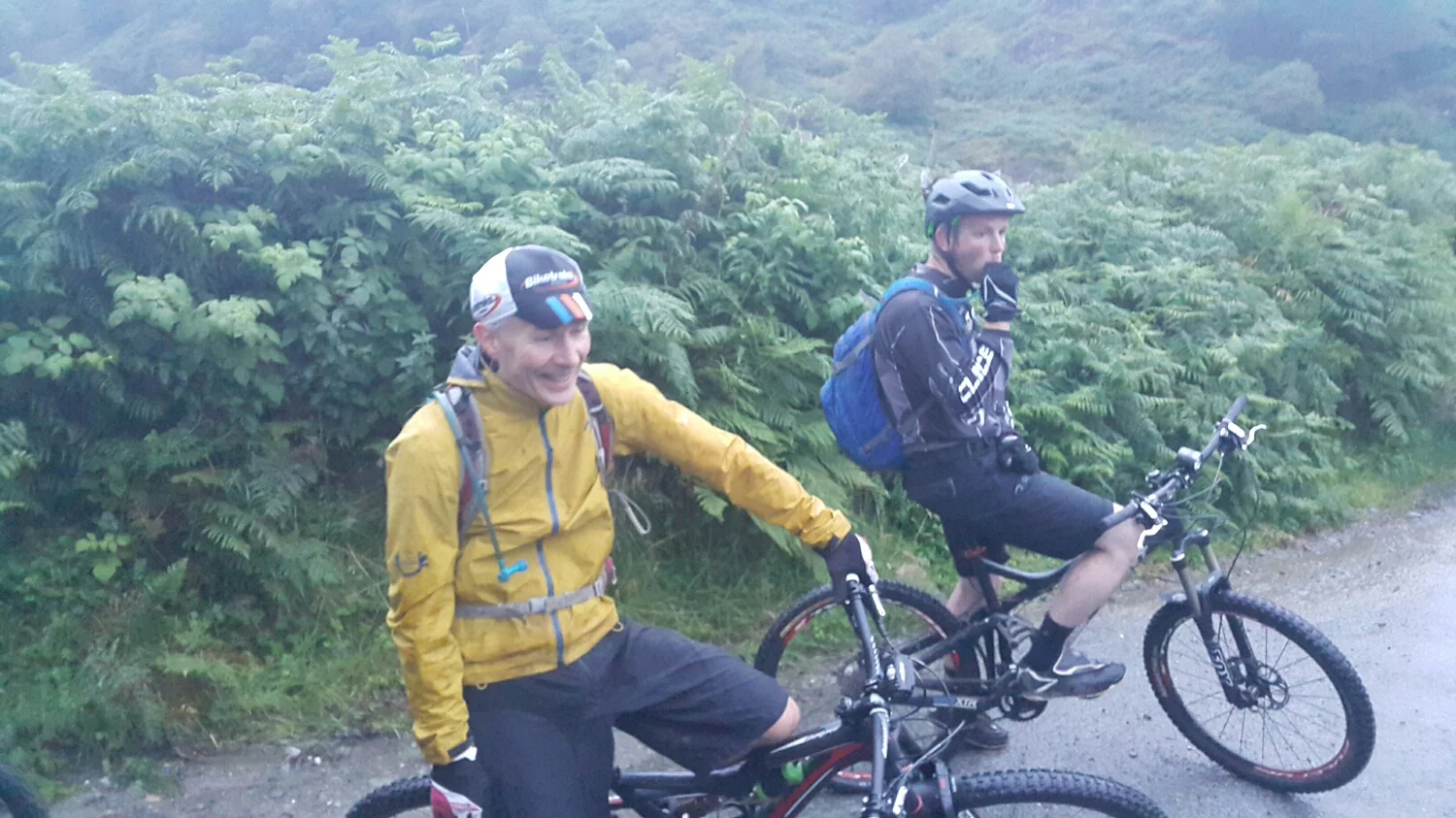Andy the Boss. Never wears a Helmet. 