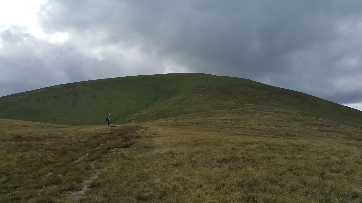 Still a way to go to the top of the Dodd. 