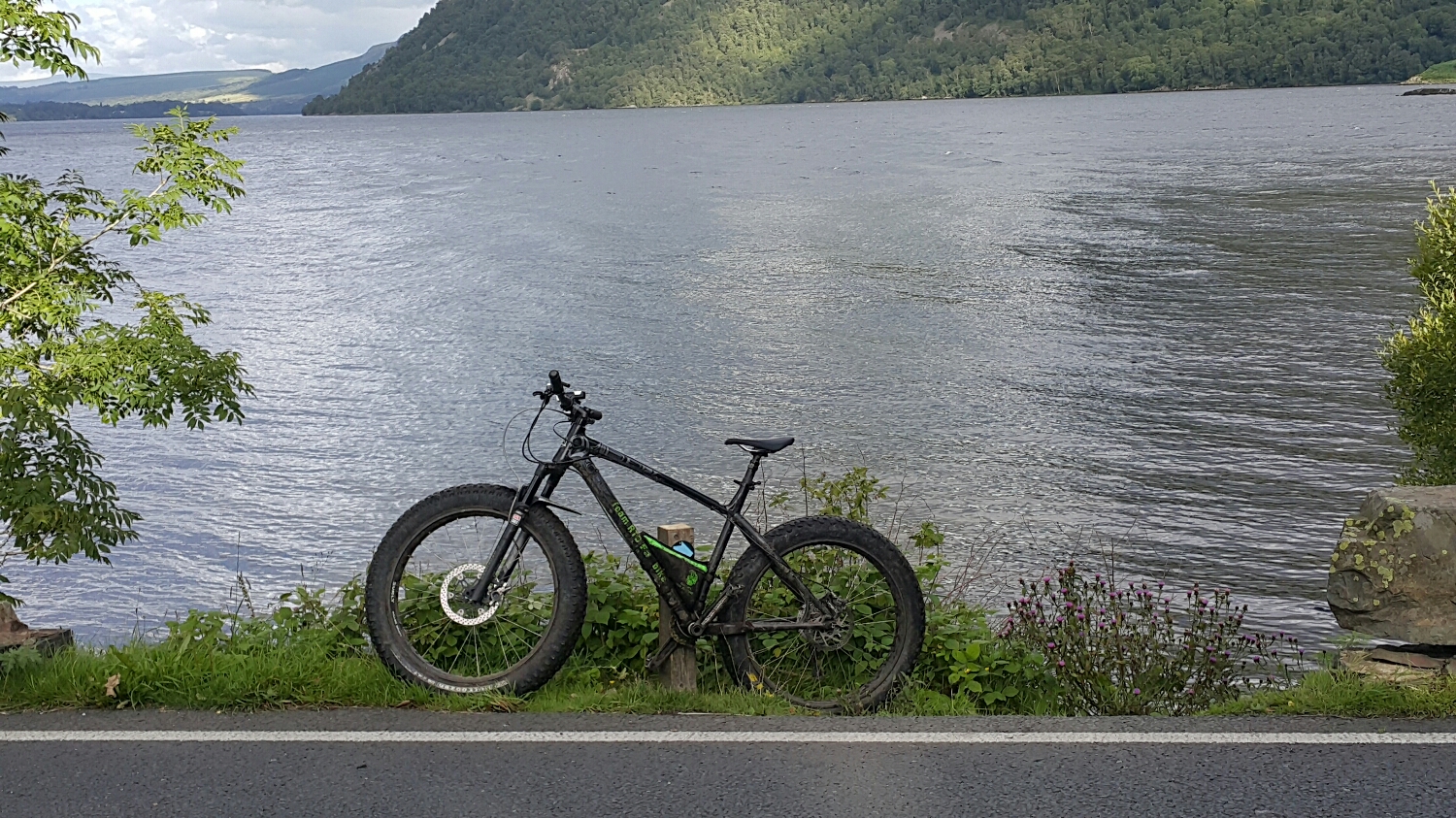 It felt a bit like the Alps to sea race, but alas it's only a lake. Lol