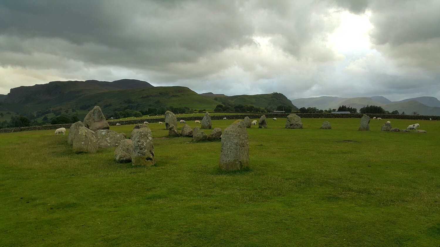 Our instructions has us passing this old stone circle.