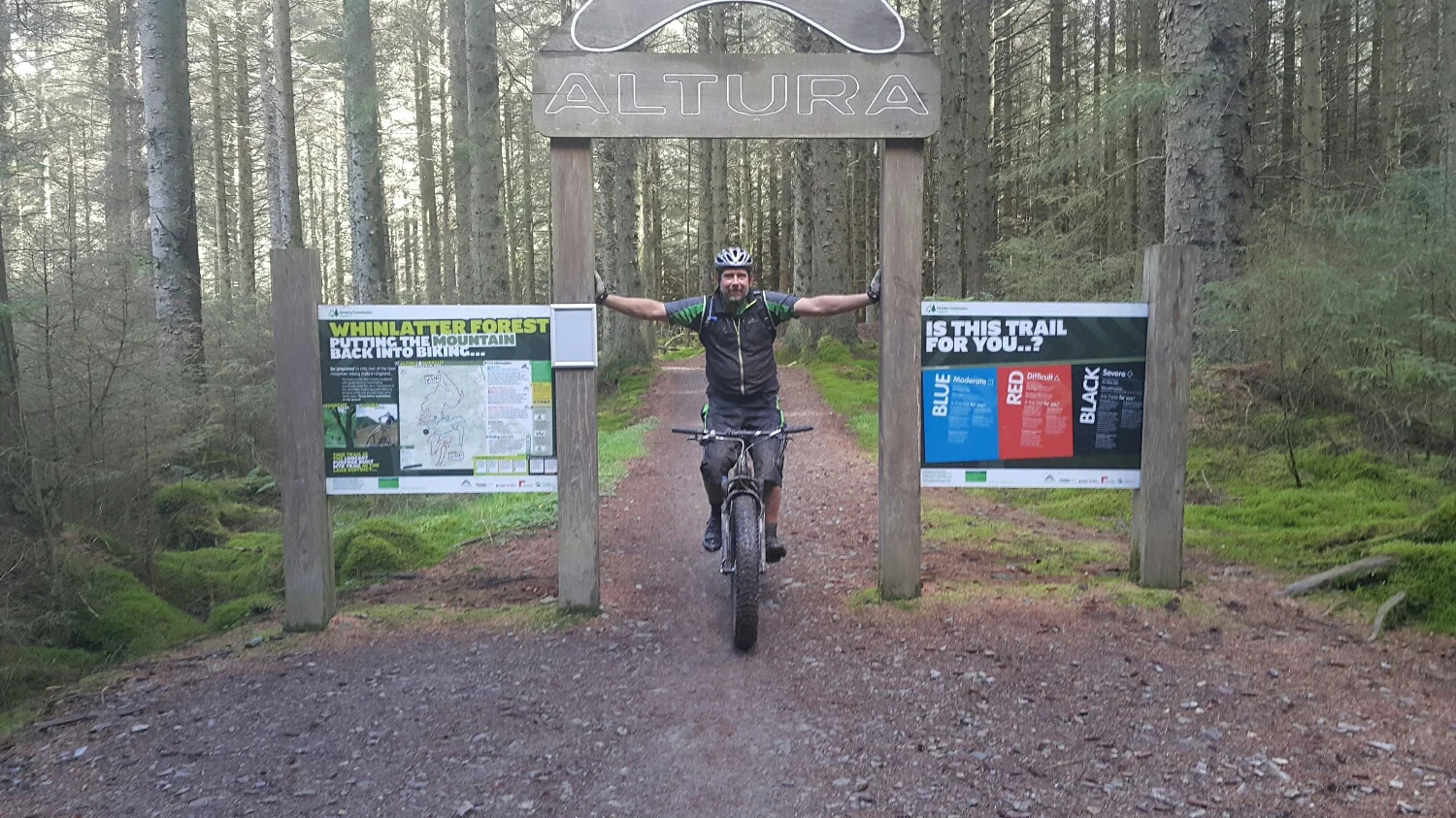 A sweet afternoons riding. Soaked thru from the puddles and mud in the bits where you don't want mud.