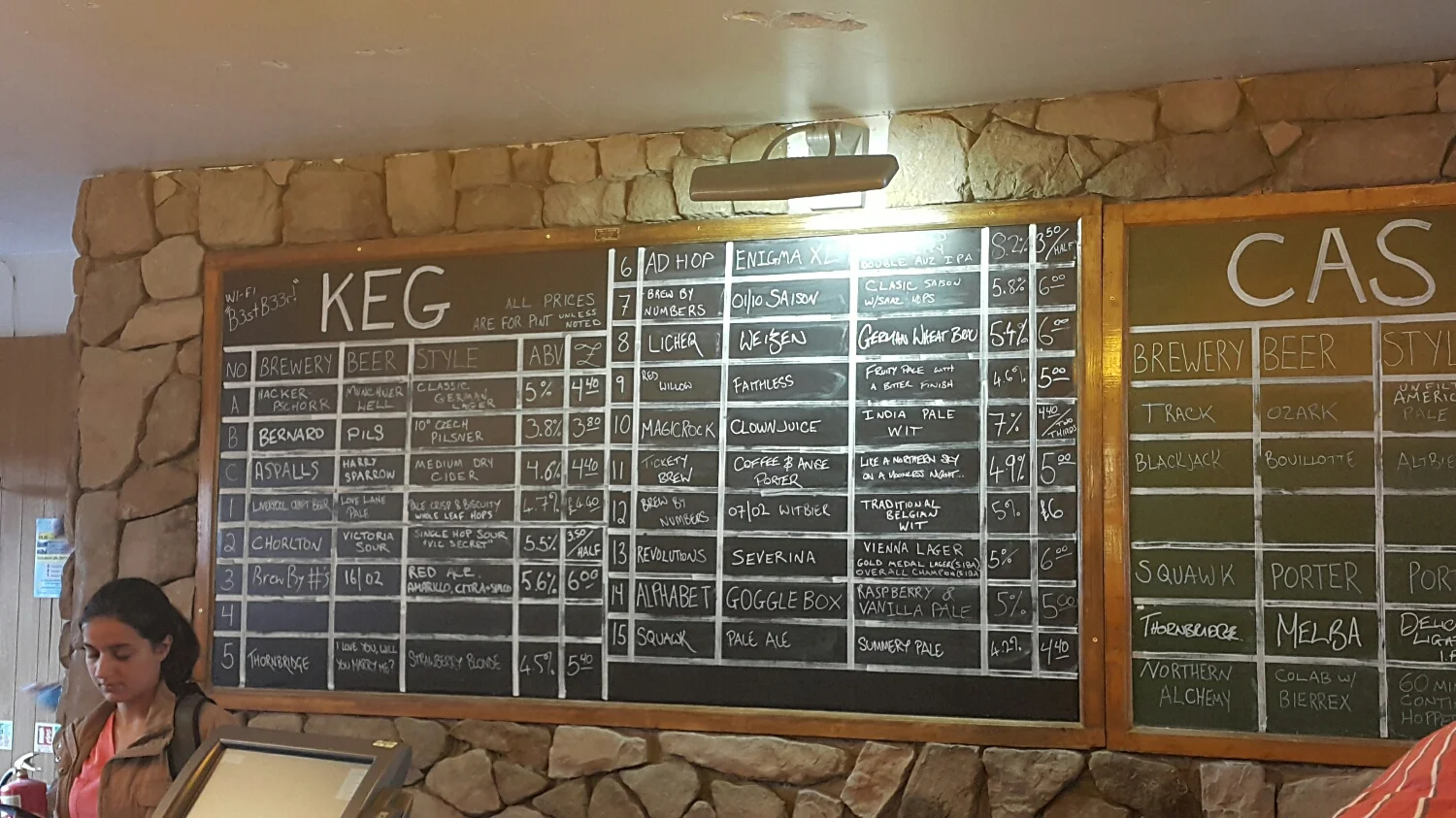 A black board full of sweet tastings