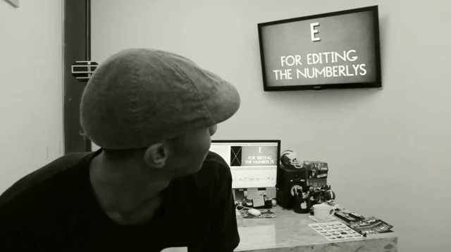 The Making Of The Numberlys "E" for EDITING THE NUMBERLYS.