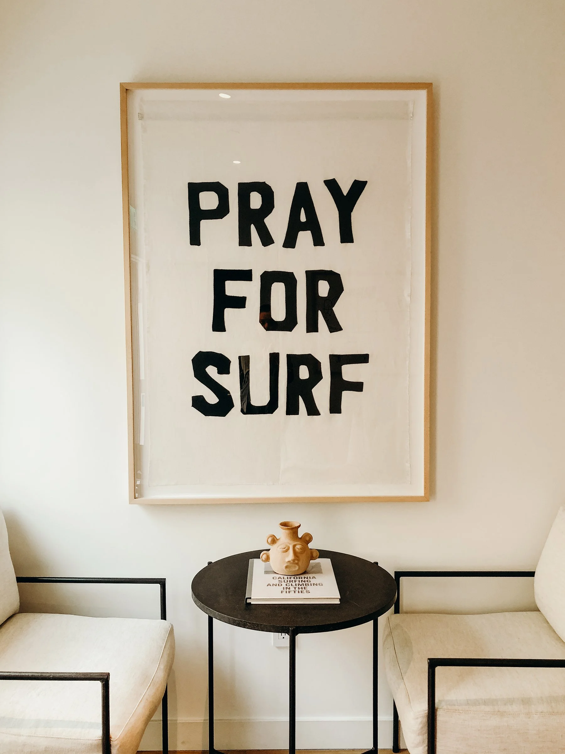 Pray for Surf featured at The Surfrider Hotel, Malibu, CA.