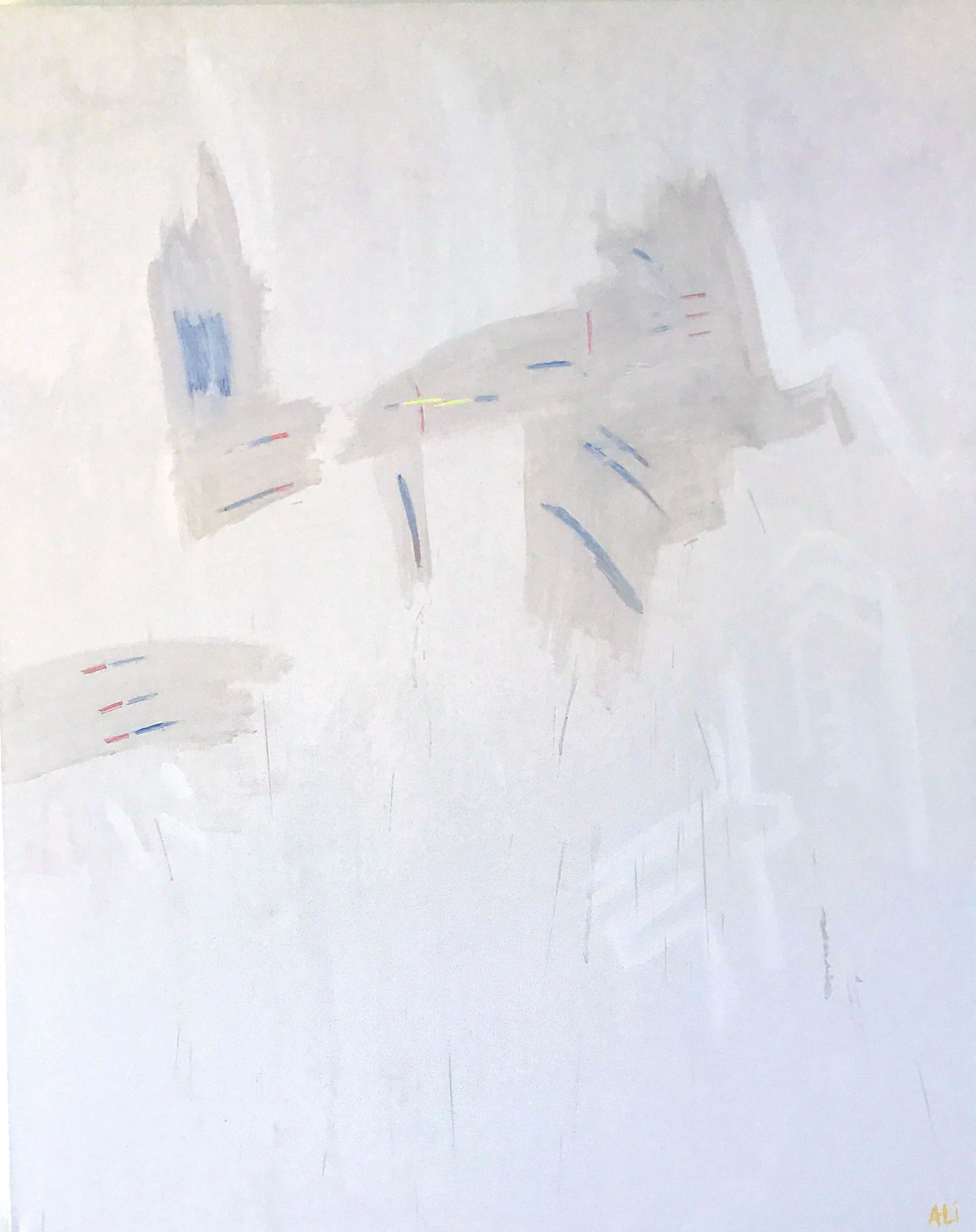 Badlands Clay, Pigmen, Acrylic and Oil on Canvas 60" x 48" $4000