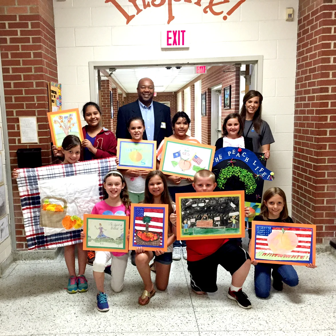 Local Students showcase creativity in Peach Art Contest 2016