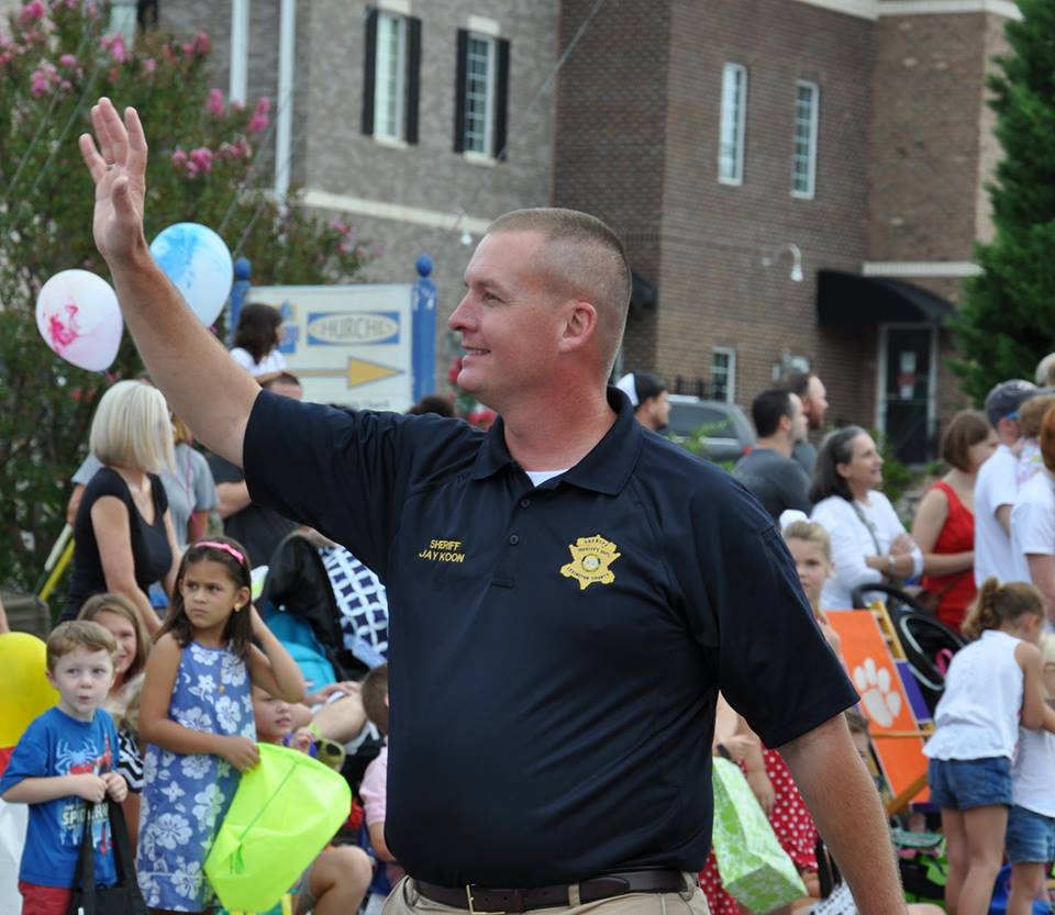 Sheriff Jay Koon will be the parade Grand Marshal and 11 a.m. program speaker for this year’s Peach Festival.