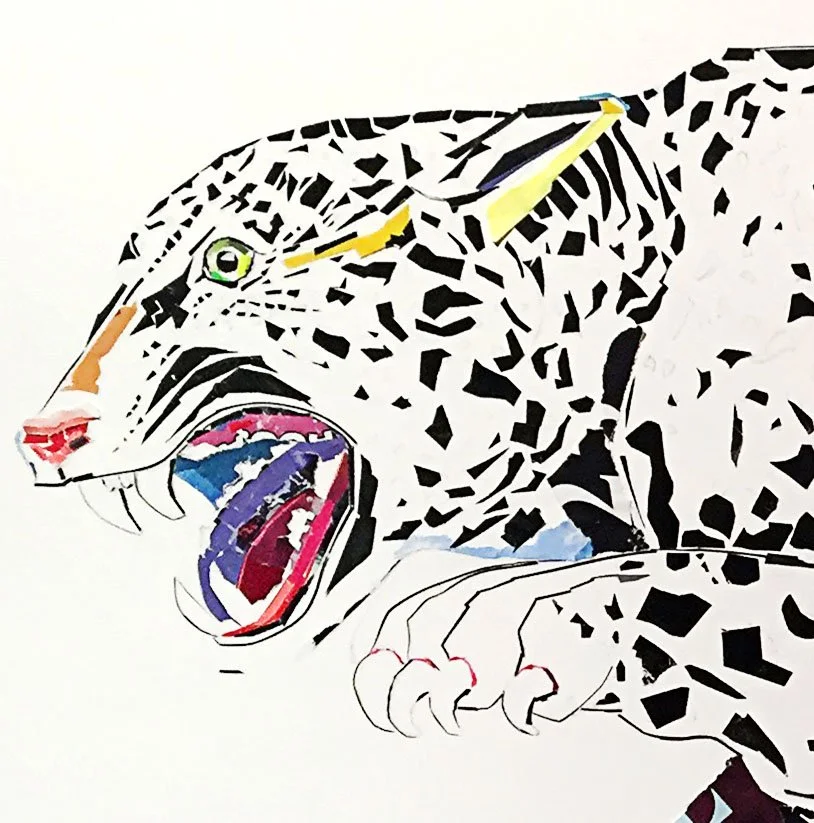  detail “Jaguar study (after Audubon)” 
