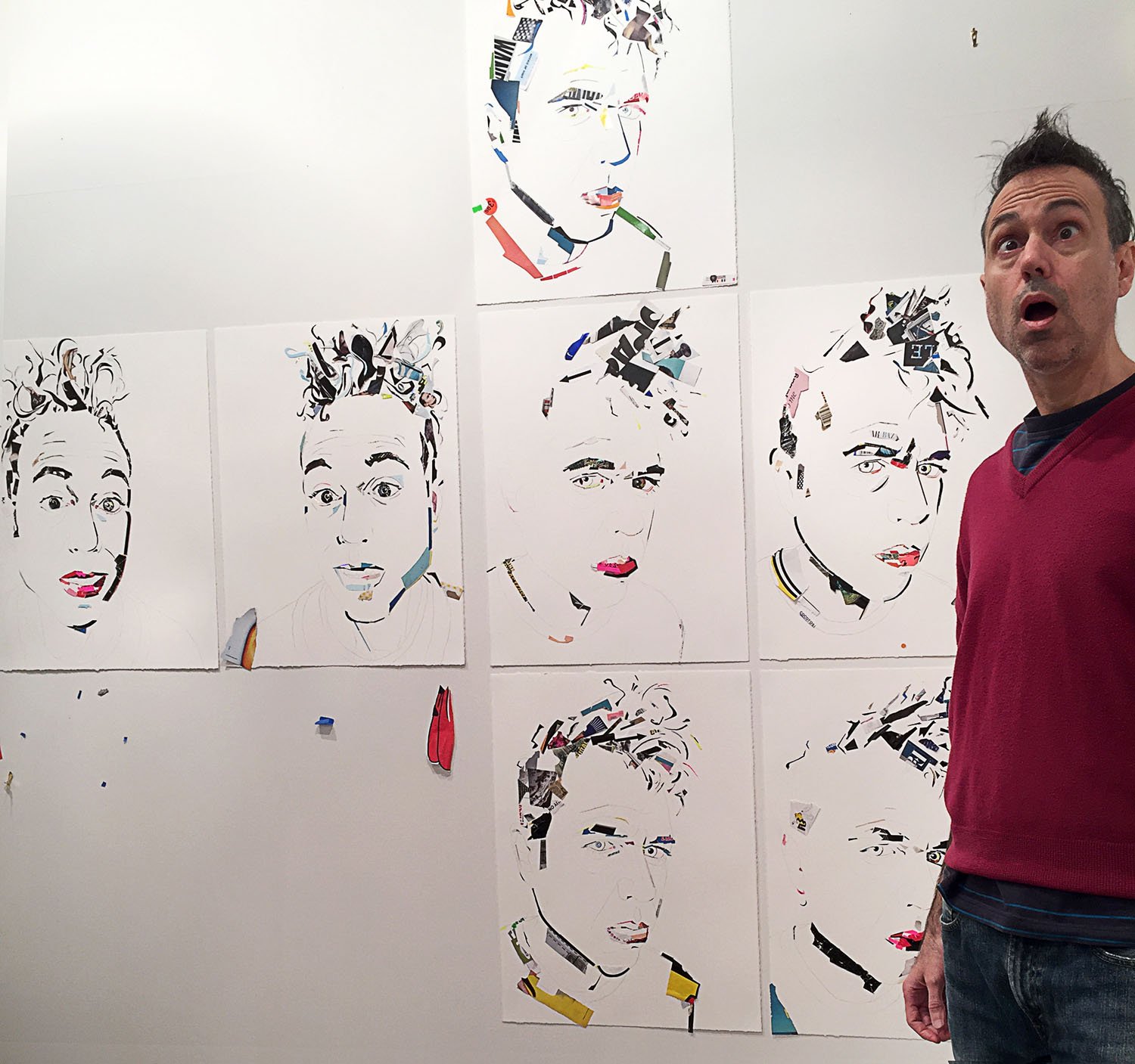  Covid Self-portrait series 