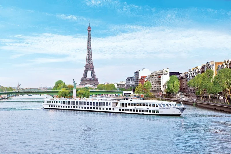 The River Baroness captures the essence of the French joie de vivre, and chic, sophisticated flair.Photo courtesy of Uniworld Boutique River Cruise Collection