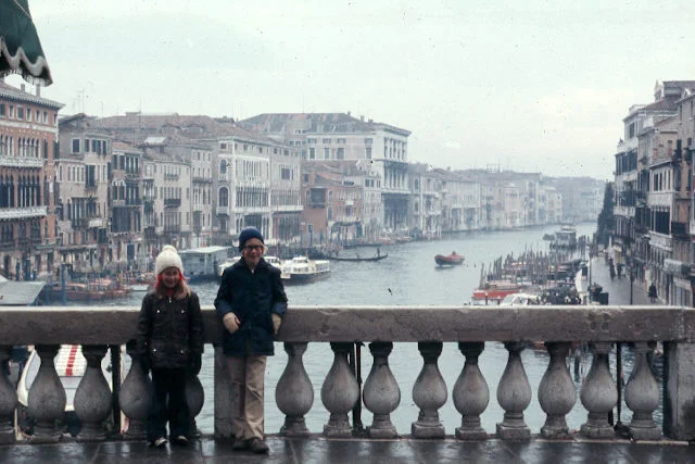I always had my ribbons in my hair! Venice. 