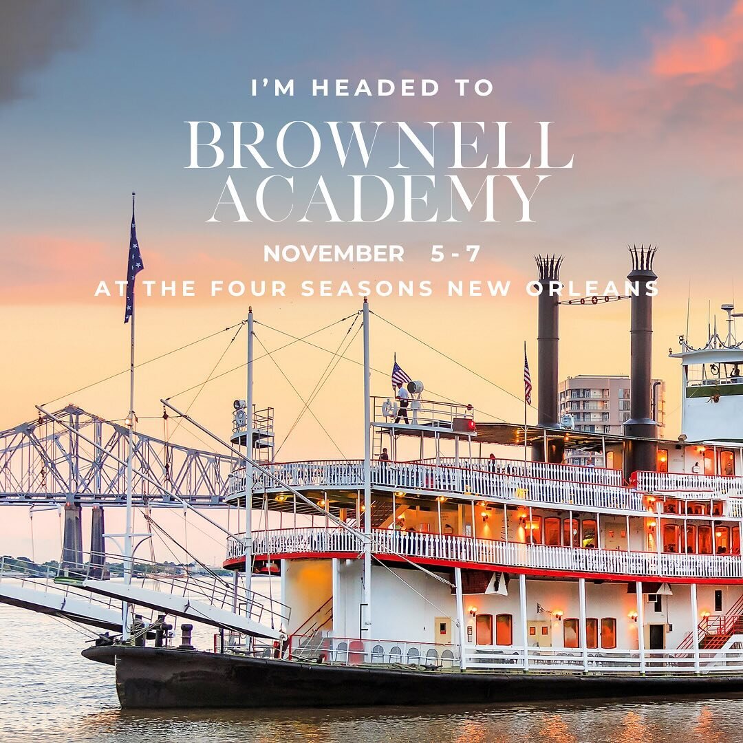 I&rsquo;m headed to @brownell_travel&rsquo;s annual conference, Brownell Academy!

Over the course of next week, I&rsquo;ll be meeting with a hand-picked variety of the world&rsquo;s luxury hoteliers and travel suppliers in the heart of New Orleans, 