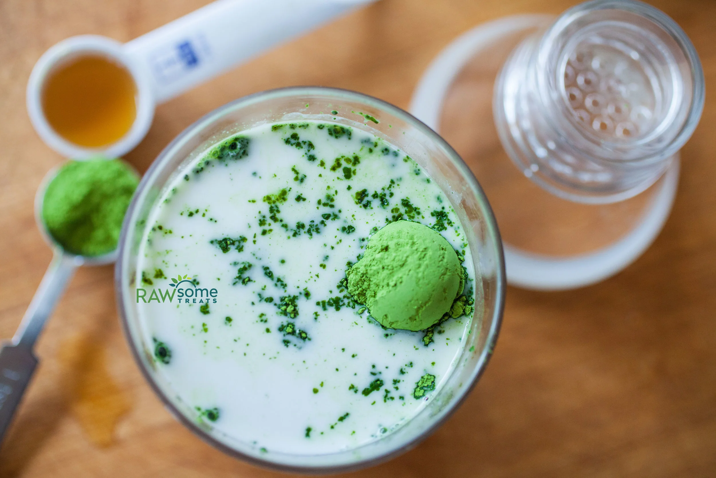 Matcha Green Tea Ice Latte