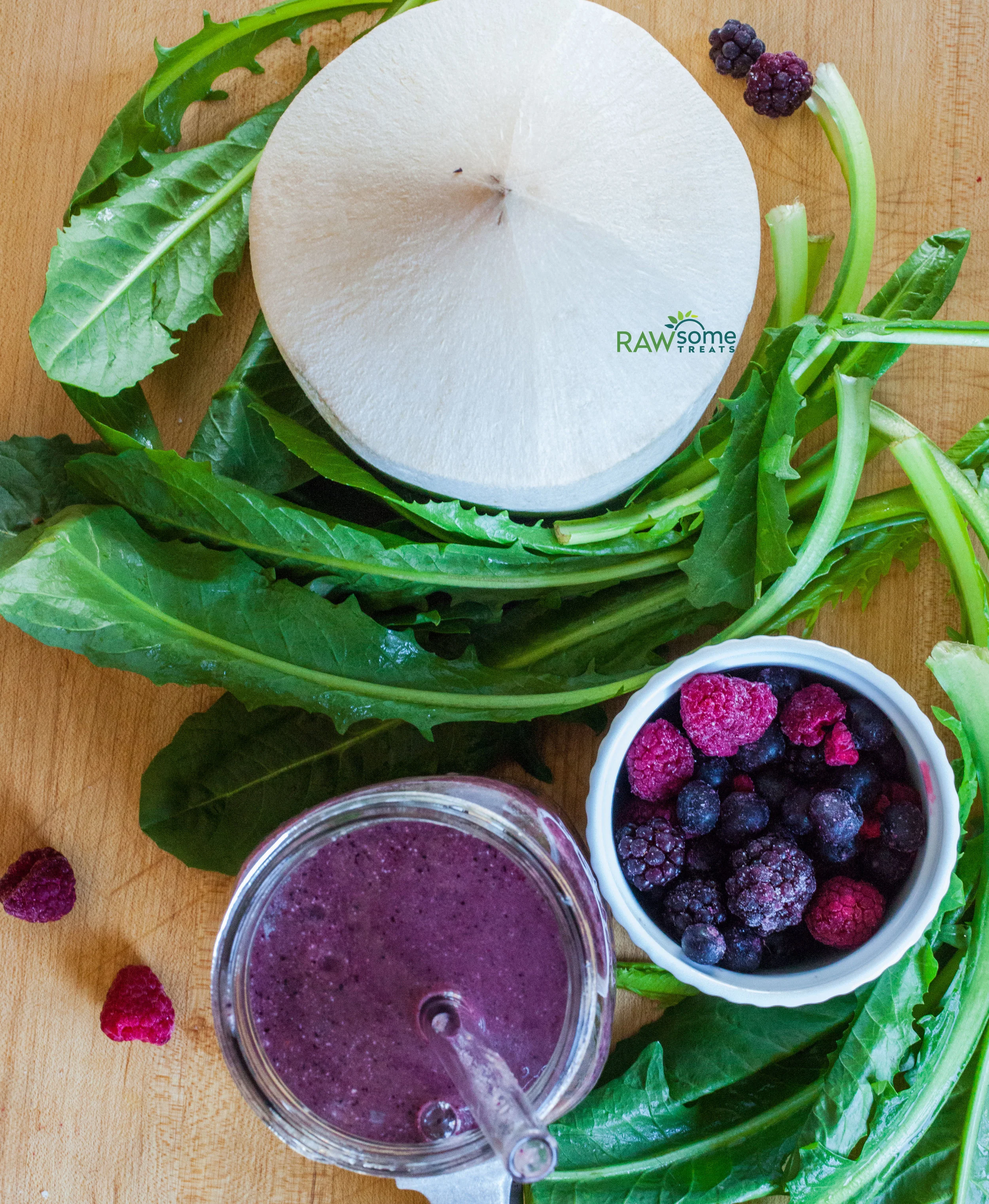 Dandelion Coconut Smoothie