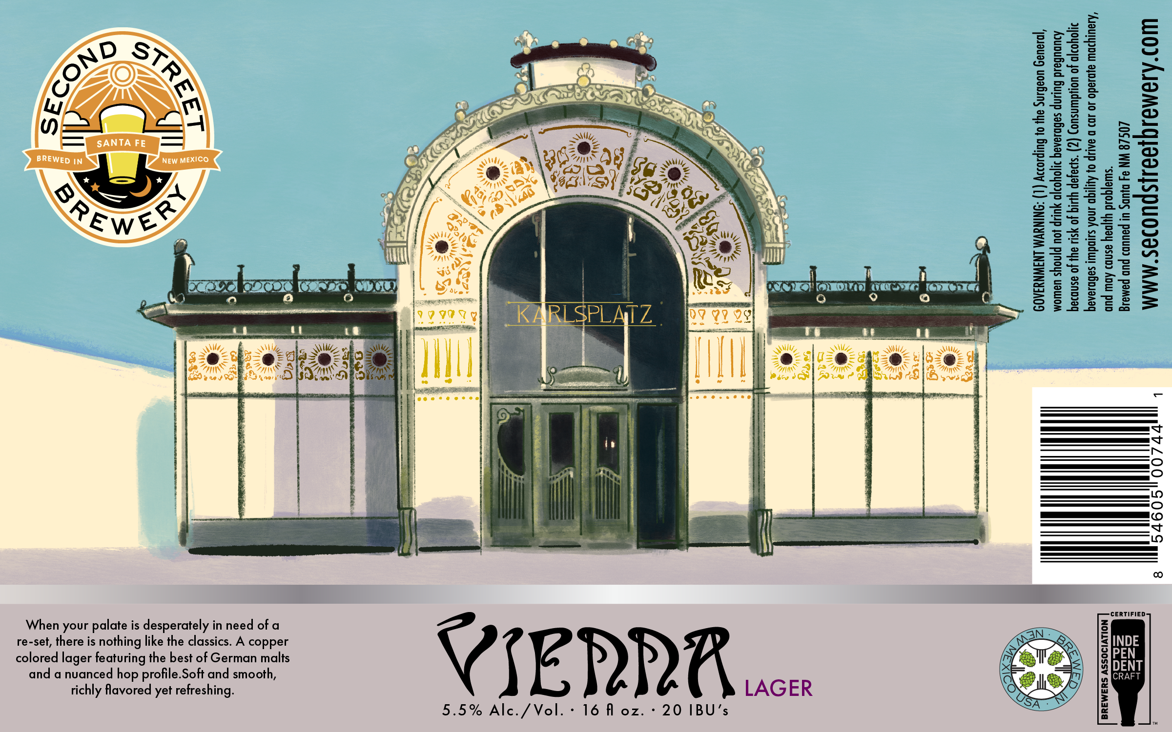 Vienna Lager, Second Street Brewery, 2025