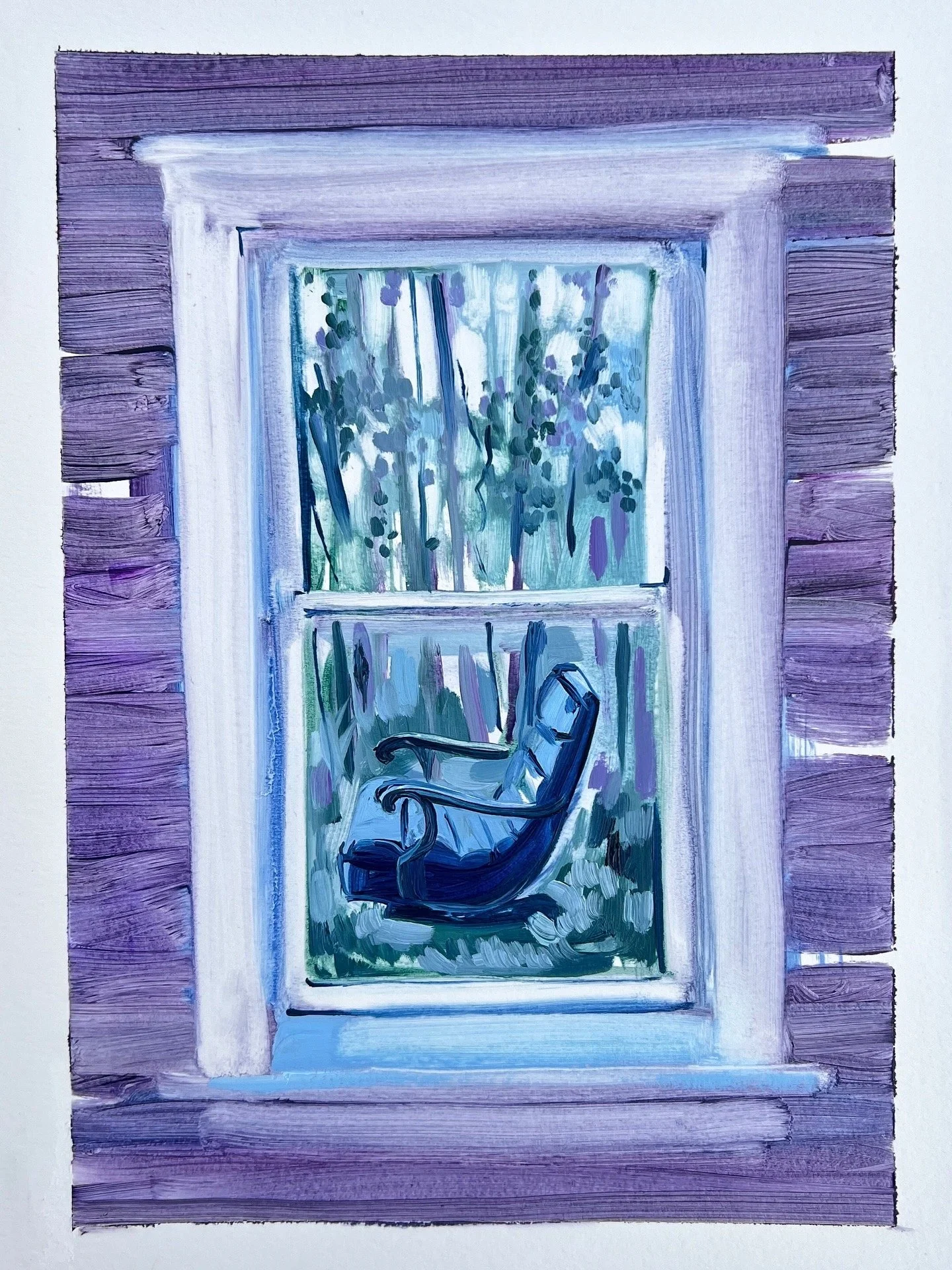 Window in Blue, 2025