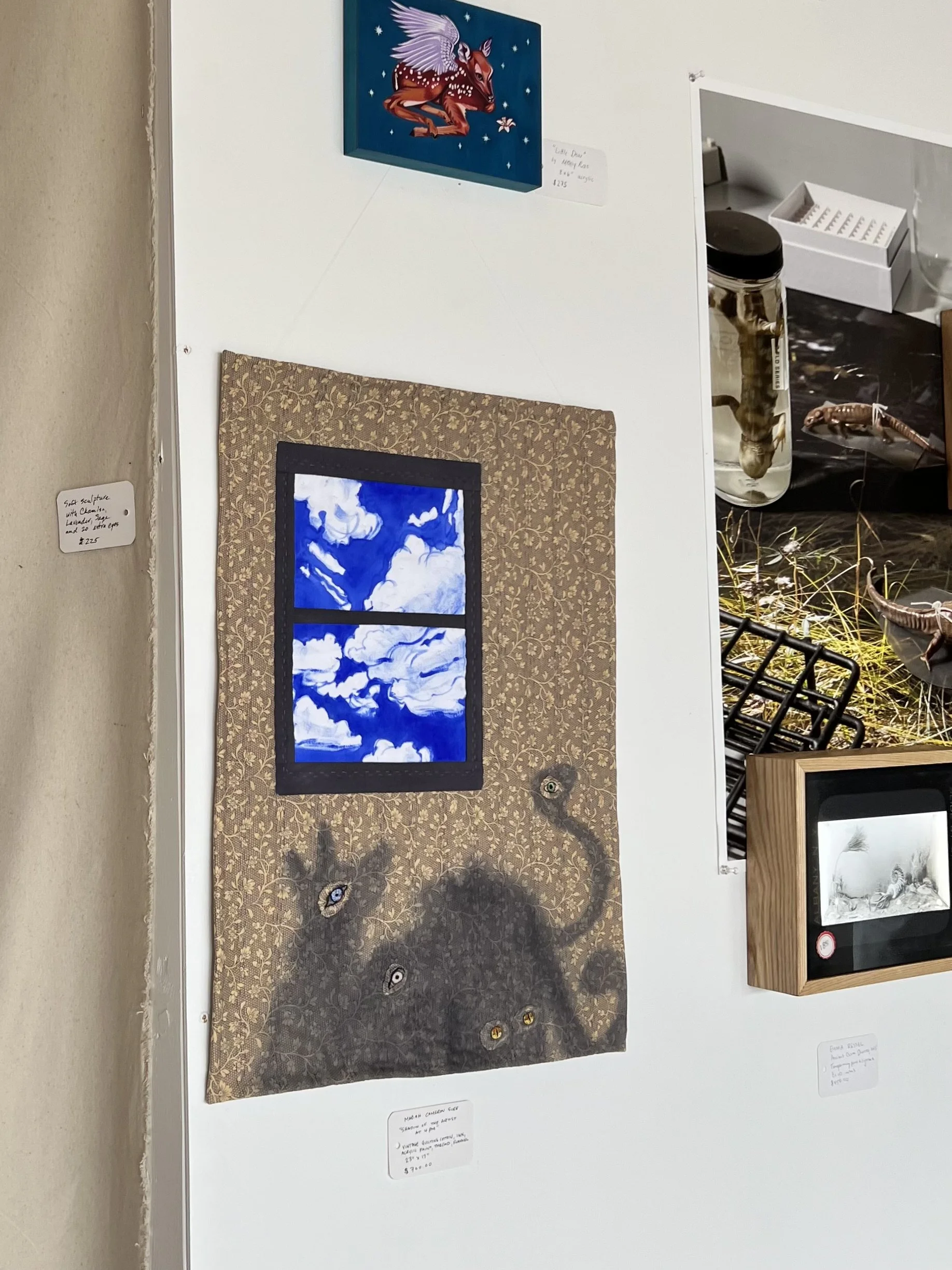 Hanging in "Freaks of Nature and Imaginary Strangers, Garage Gallery, Santa Fe