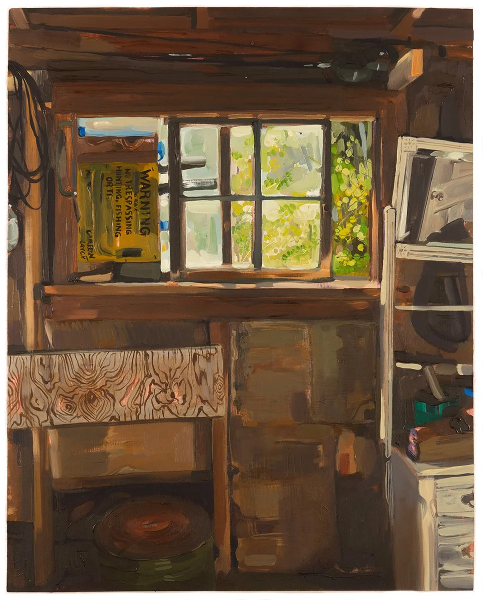 The Back Room, 2025 - Oil on panel - 20"x16