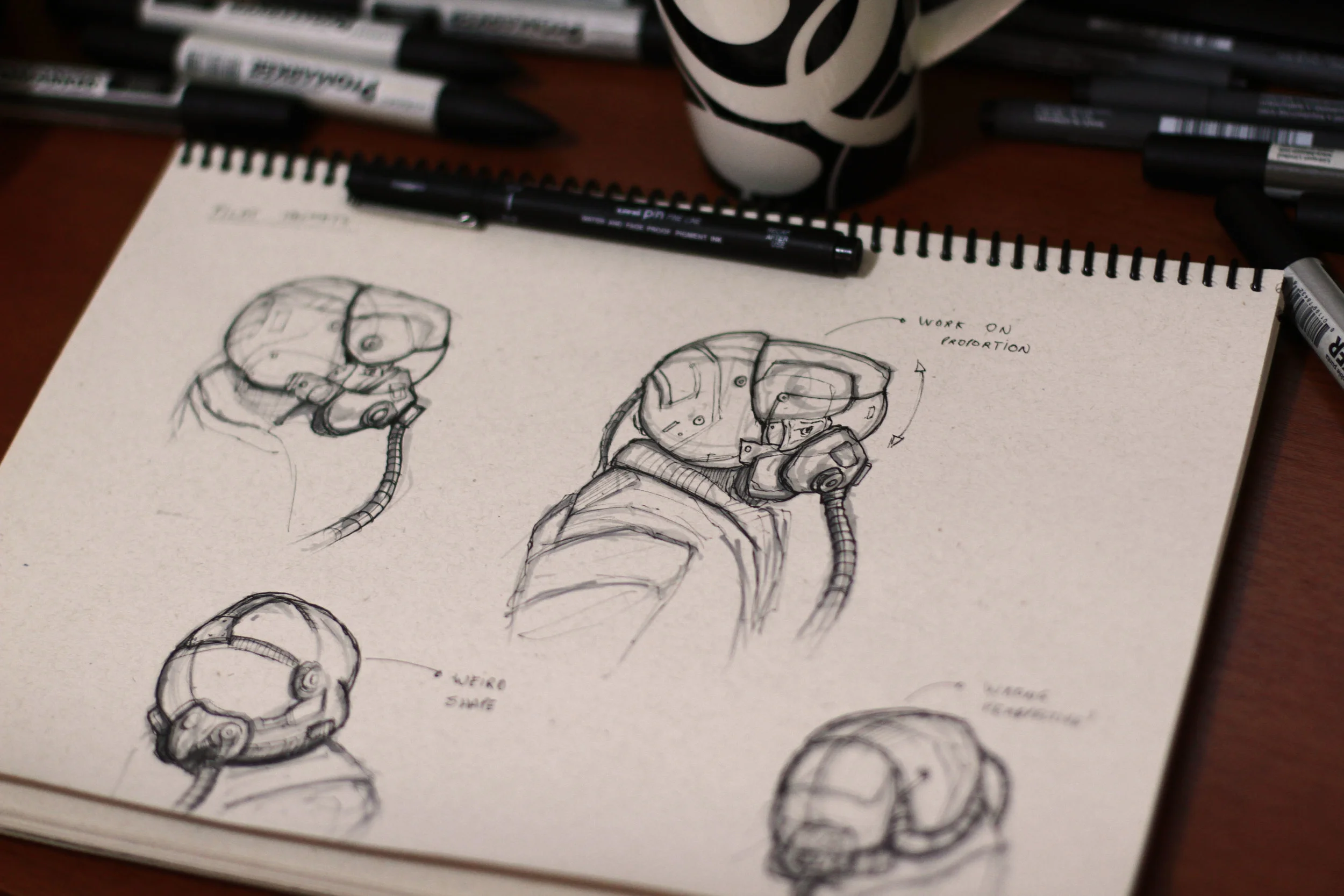 Helmet studies