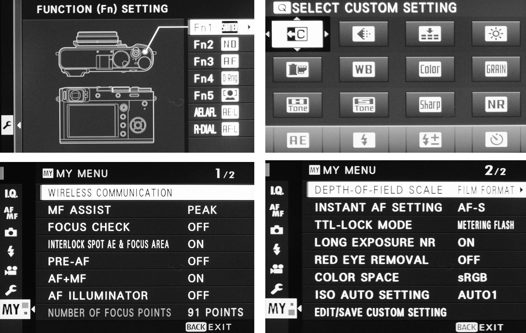 My favorite Fuji X100F user interface settings for max intuitive operation