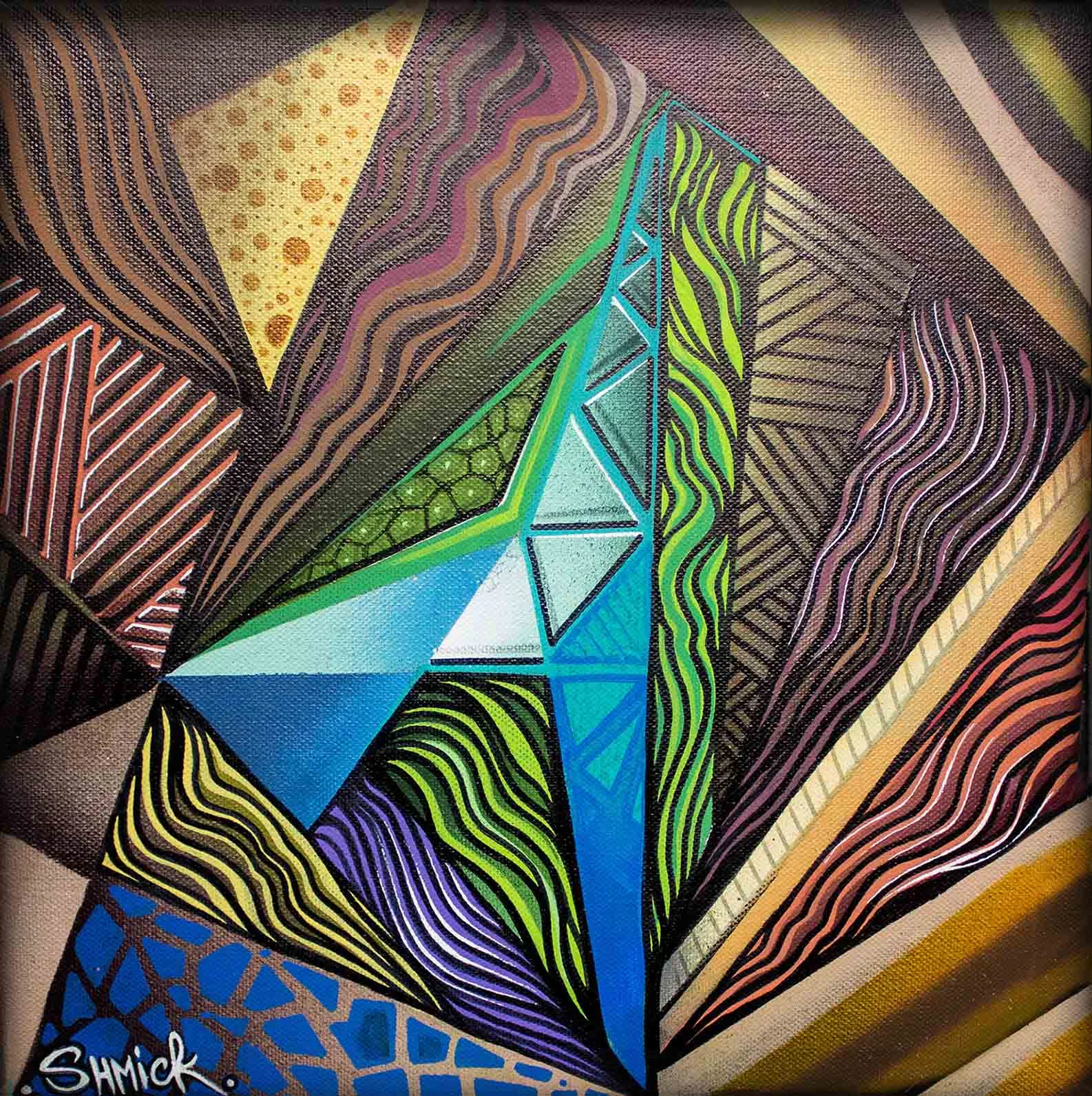 Patterns- Mixed media on canvas
