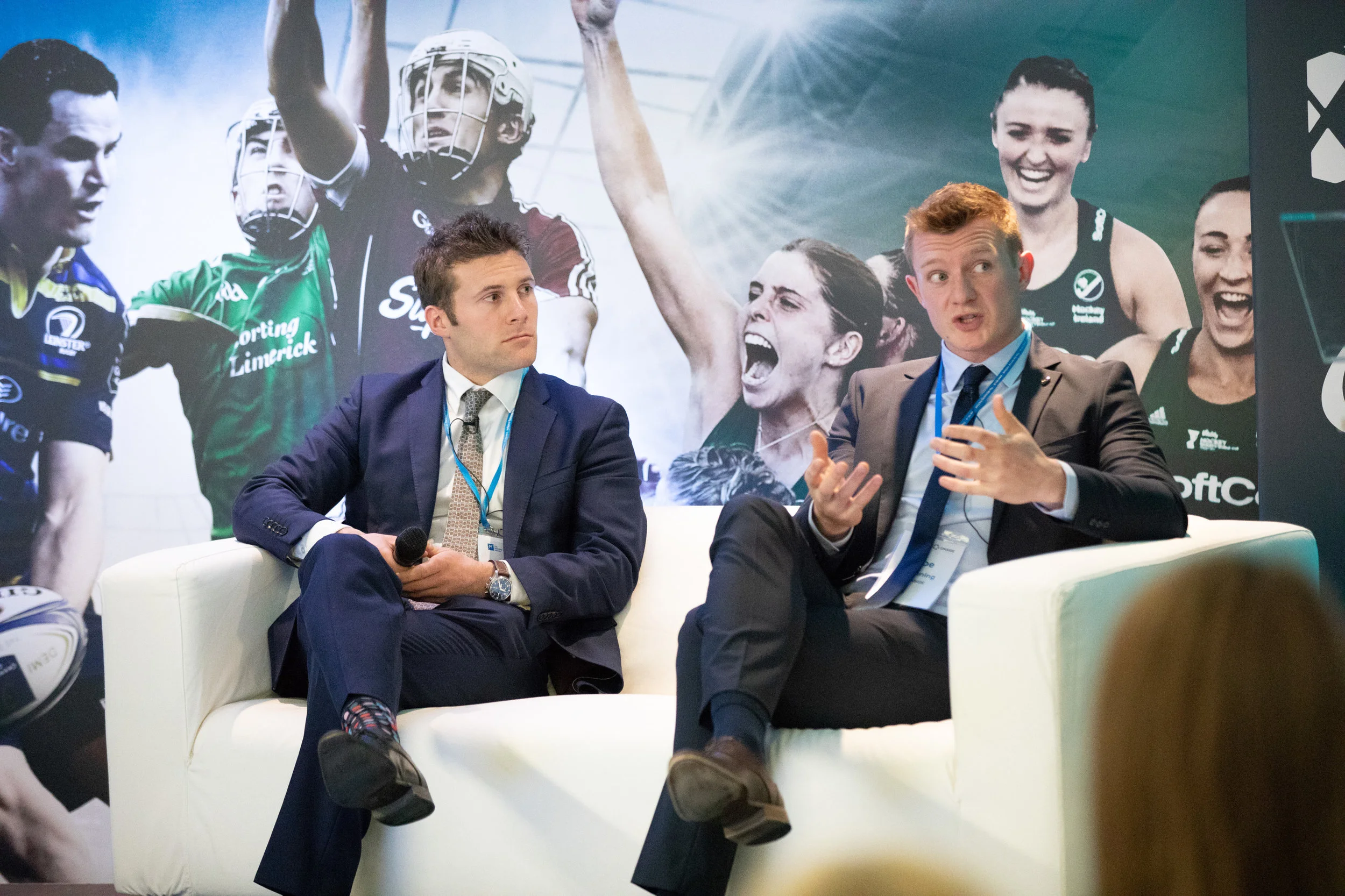  Picture shows from left Charles Coyle, General Manager, Tayto Park and  Joe Canning, Senior Consultant, ONSIDE at the annual "Who won the Summer of Sponsorship 2018?" marketing breakfast hosted by ONSIDE and the Irish Marketing Institute.Pic:Naoise 