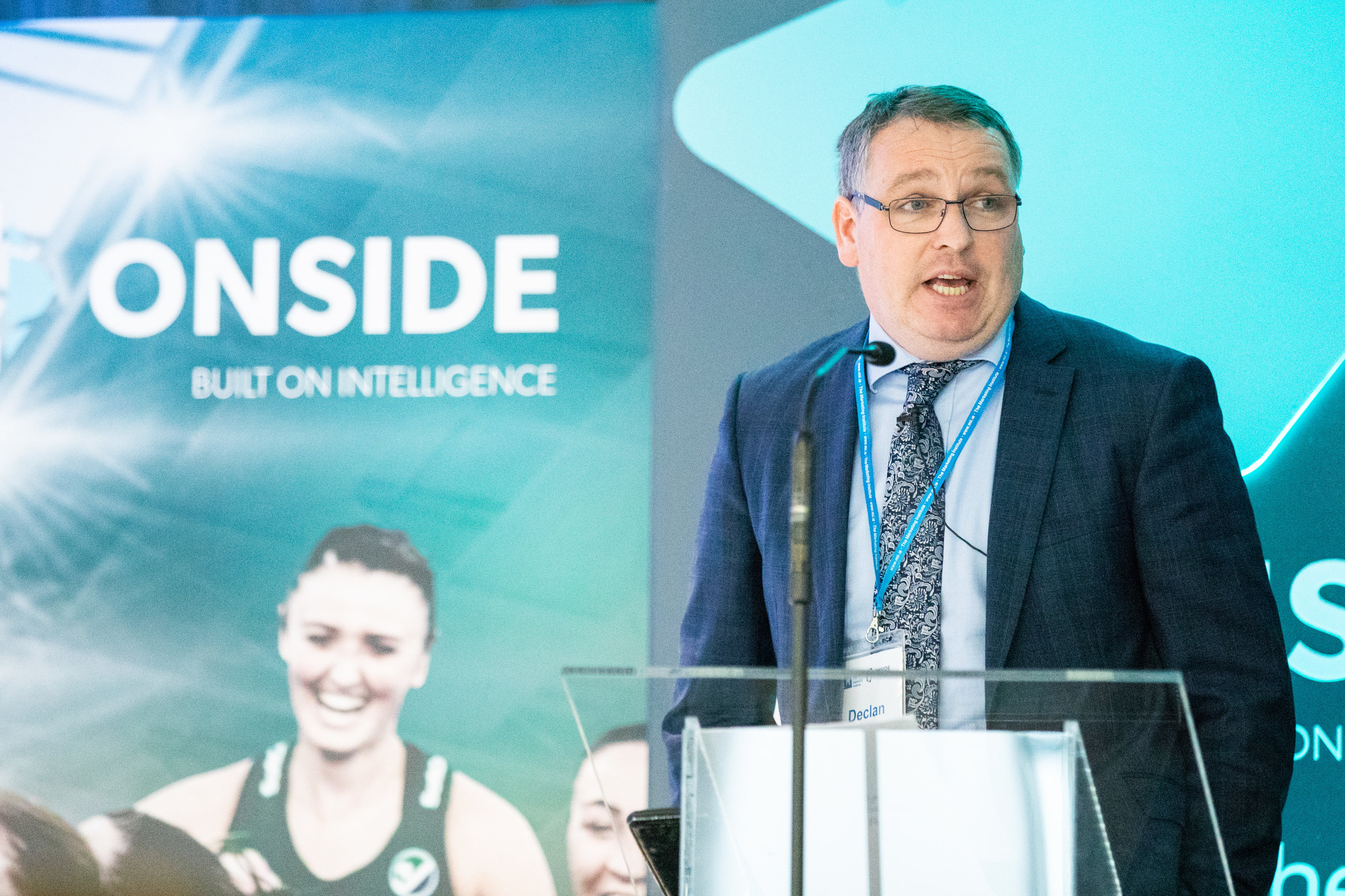 Picture shows Declan McBennett, Group Head of Sport, RTÉ at the annual "Who won the Summer of Sponsorship 2018?" marketing breakfast hosted by ONSIDE and the Irish Marketing Institute.Pic:Naoise Culhane
