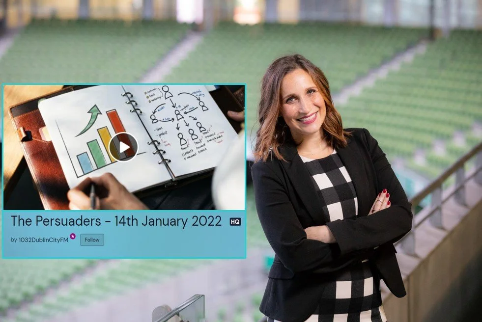 Paige Mosberg in conversation with Alex Gibson of 103.2 Dublin City FM 