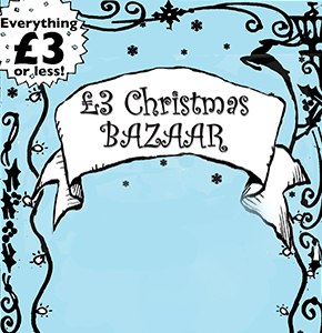 £3 CHRISTMAS BAZAAR Annual Artist Collaboration Taking place since 2007 including Toynbee Hall, Barbican, Nunhead Salvation Army Find out more..