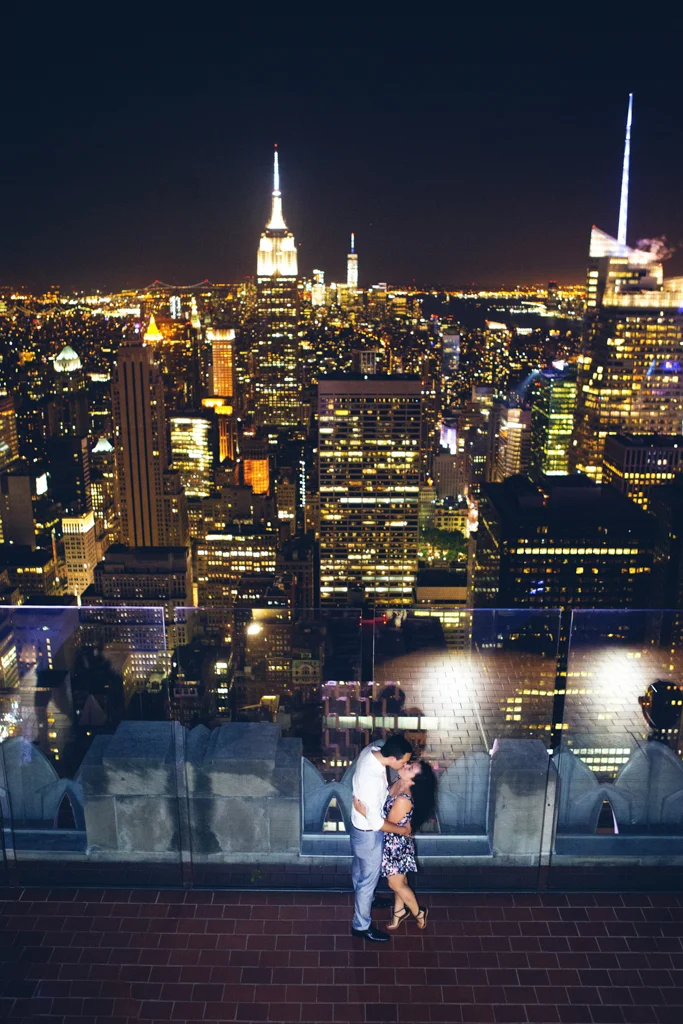 James' Surprise Proposal @ Top of the Rock!