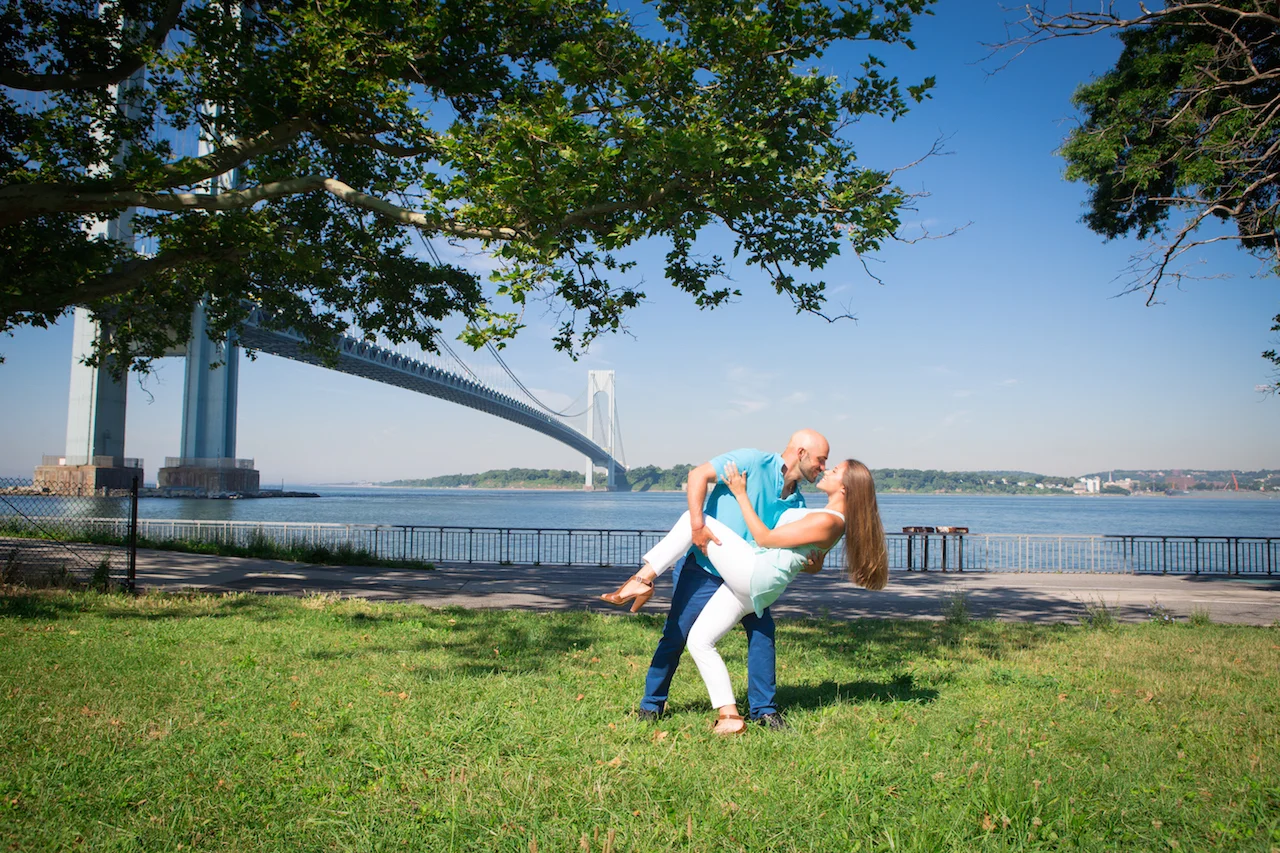 Cindy & Tom's Engagement Session in Bay Ridge