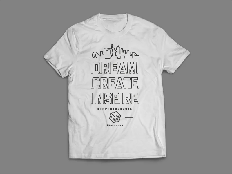 Dream, Create, Inspire - Crewneck Tee