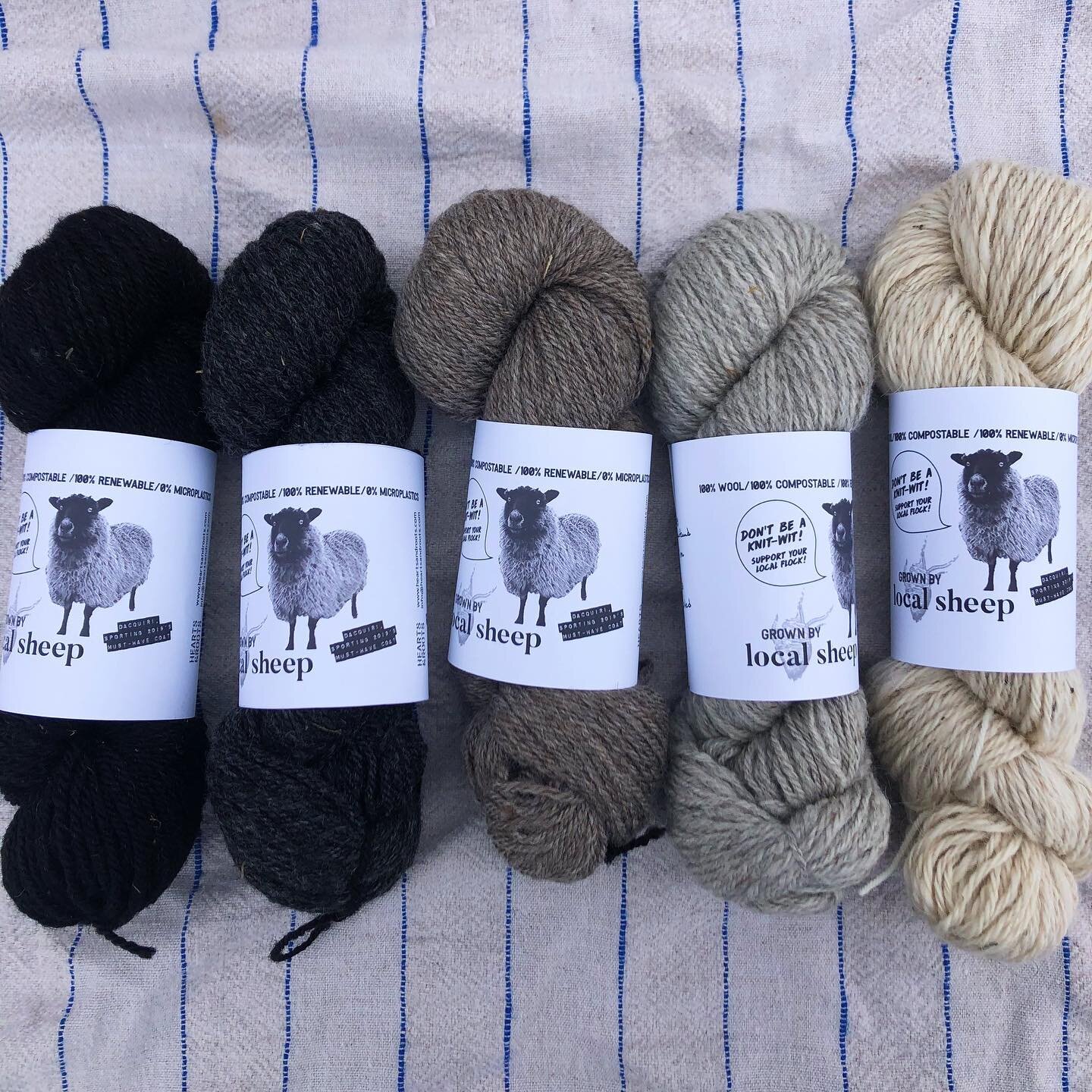 Thank you for the wonderful pick-up, everyone! We are grateful for all your obscured faces and kind words.  Up top is our wool lineup, though we are now sold out of Icelandic (far right). Because we are also sold out of lamb and chicken, we are done 