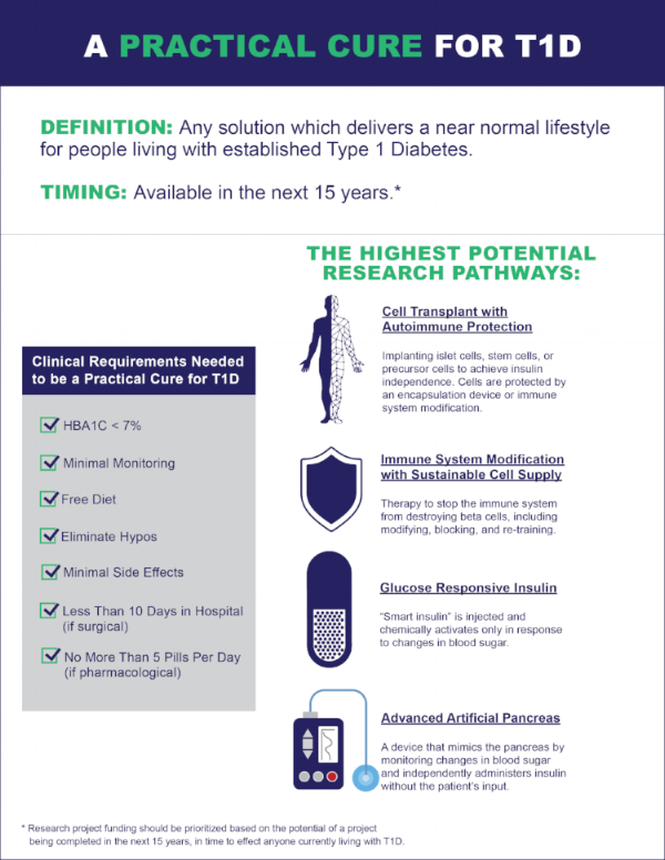 type 1 diabetes research cure