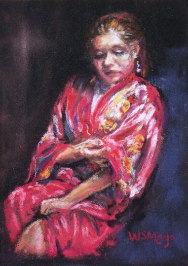 Girl in the Red Sari