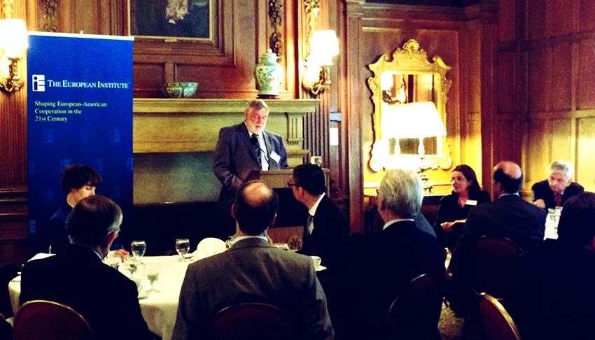 Former EU Commissioner Franz Fischler in Washington, D.C.
