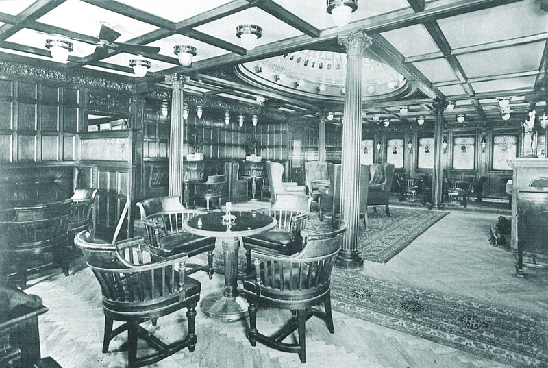 First class salon on the Kaiser Franz Joseph I
