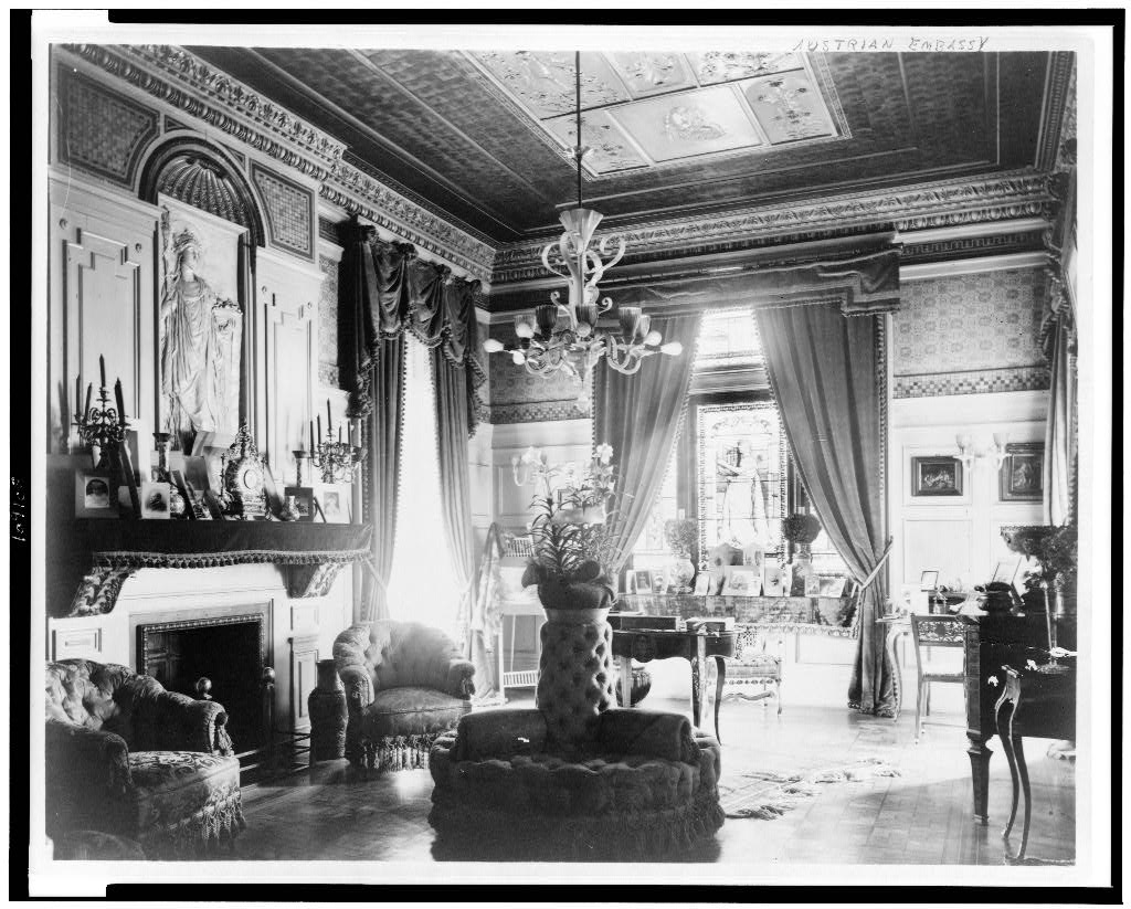 Salon at the Embassy of Austria-Hungary, 1893.
