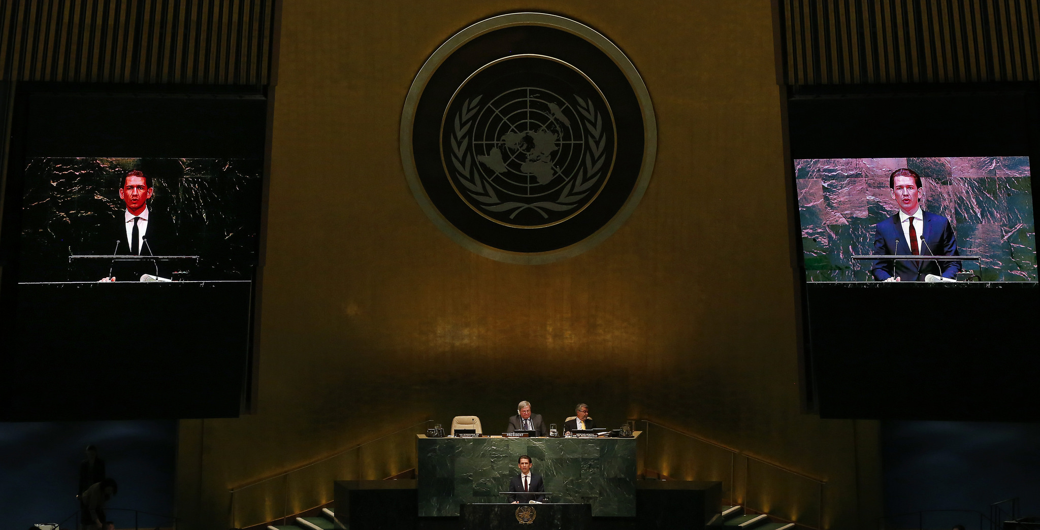 Foreign Minister Sebastian Kurz addresses the Review Conference of the Non-Proliferation Treaty (NPT) at the United Nations. Photo Dragan Tatic. 