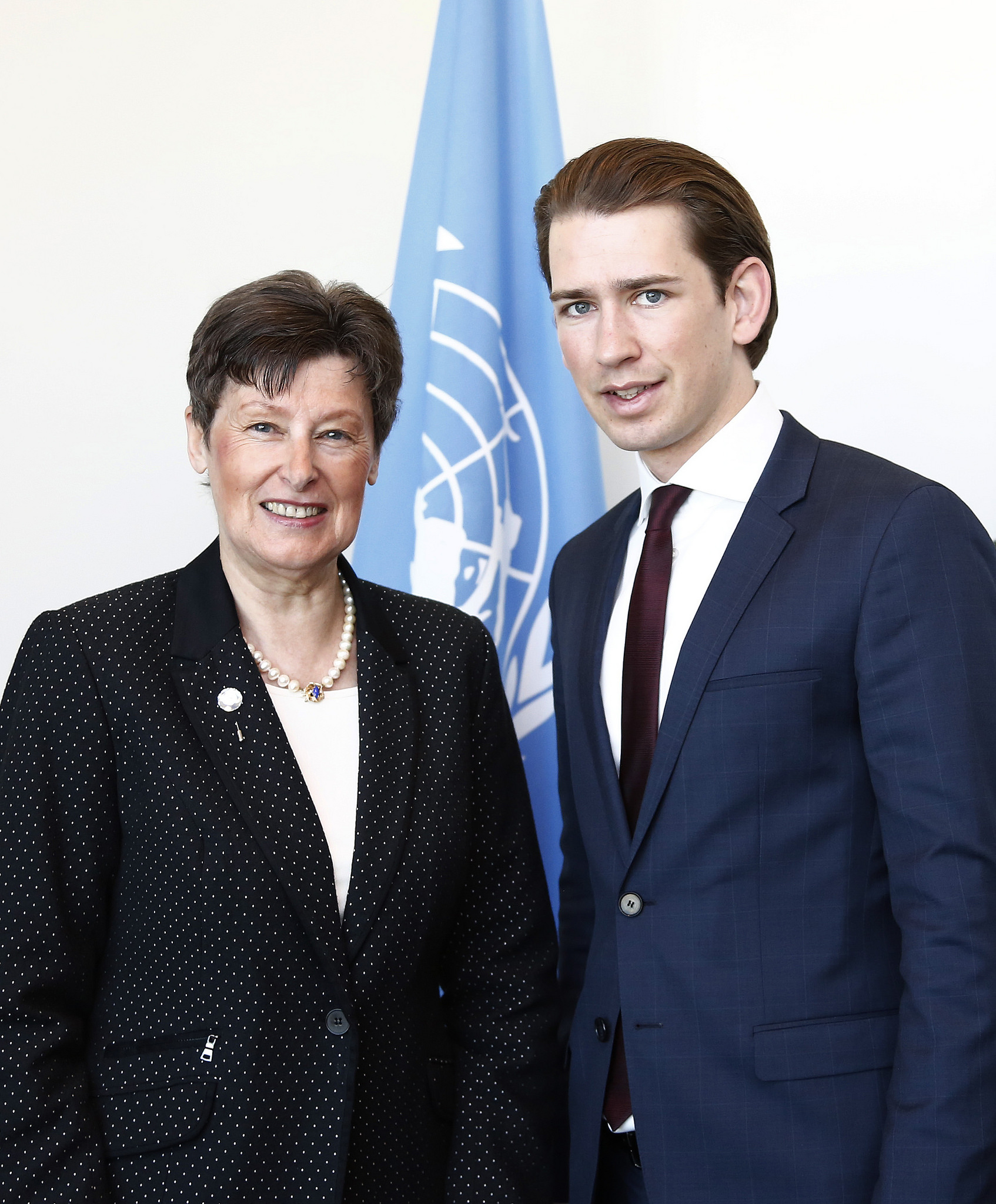 Foreign Minister Sebastian Kurz meets Angela Kane, High Representative of Disarmament, Review Conference of the Non-Proliferation Treaty (NPT) at the United Nations. Photo: Dragan Tatic.