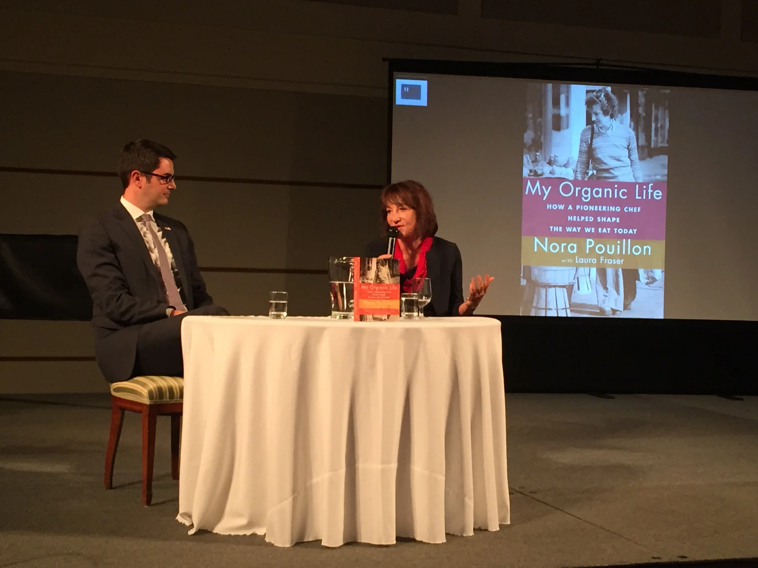 Austrian Organic Chef Nora Pouillon Presents Her Book