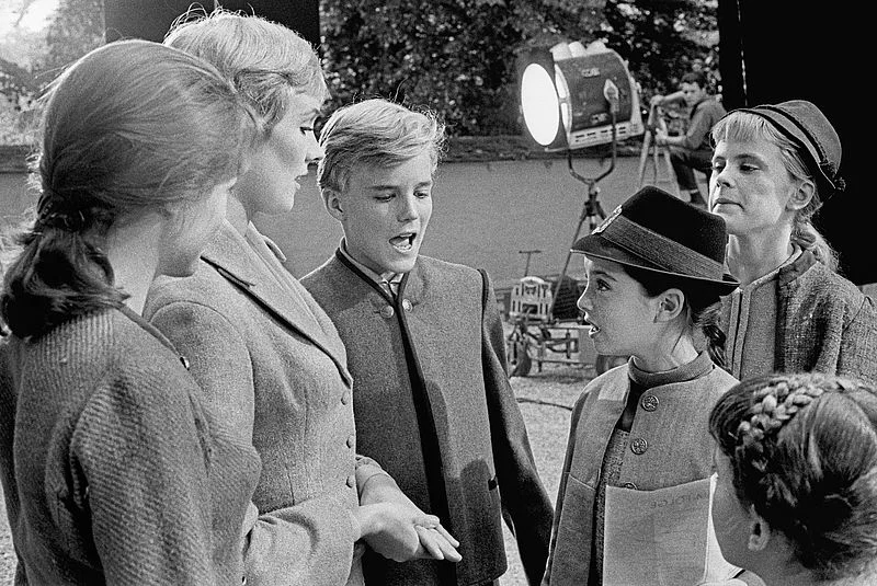 "The Sound of Music" on Set. Salzburg, Austria, 1964. ©Erich Lessing
