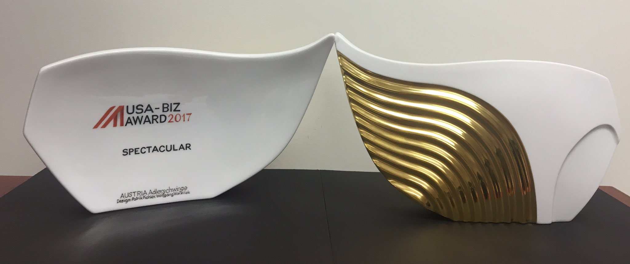 This year’s trophies were handcrafted by the Vienna Porcelain Manufactury Augarten .