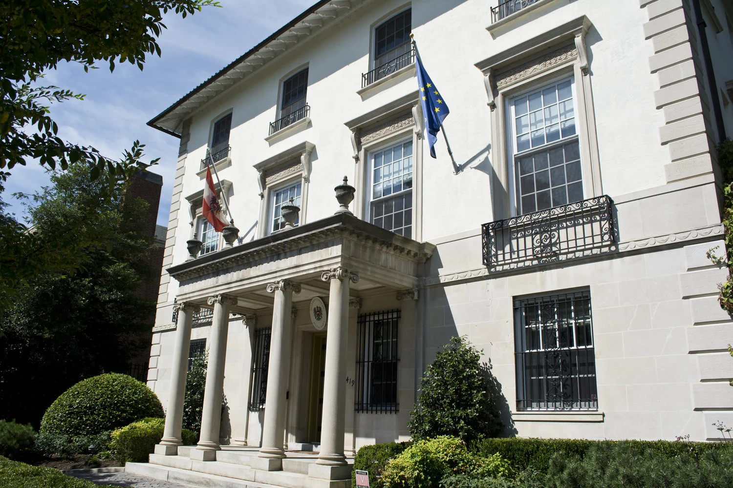 The Residence of the Ambassador to the United States on Wyoming Avenue, NW. Flickr/ Tim Evanson. 