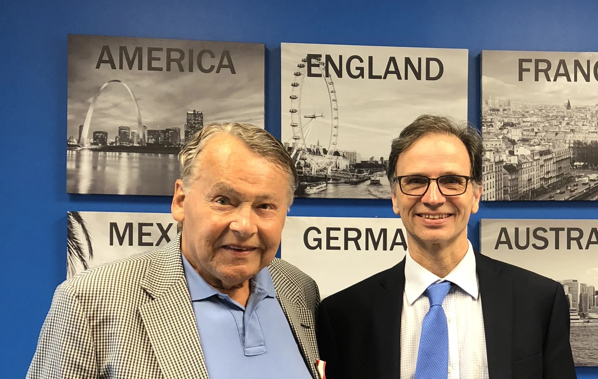 from left: Dieter Ungerboeck with Christian Brunmayr