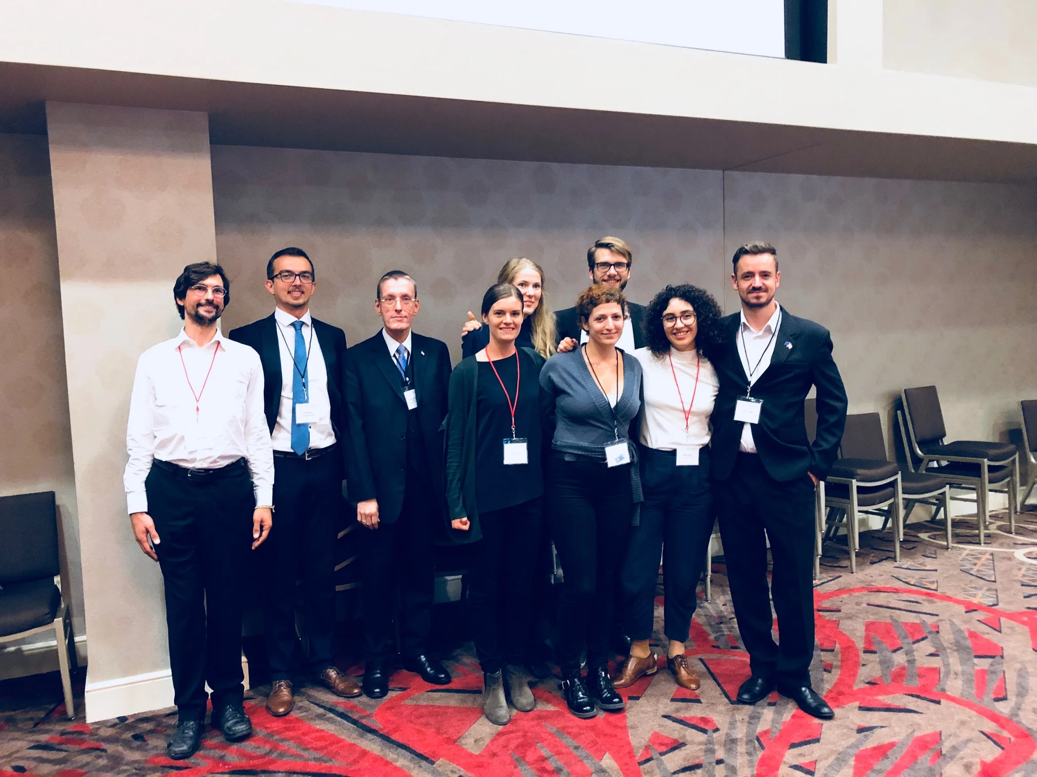 The recipients of the Austrian government’s conference stipends with Christoph Ramoser, Head of the Science Ministry’s international department.
