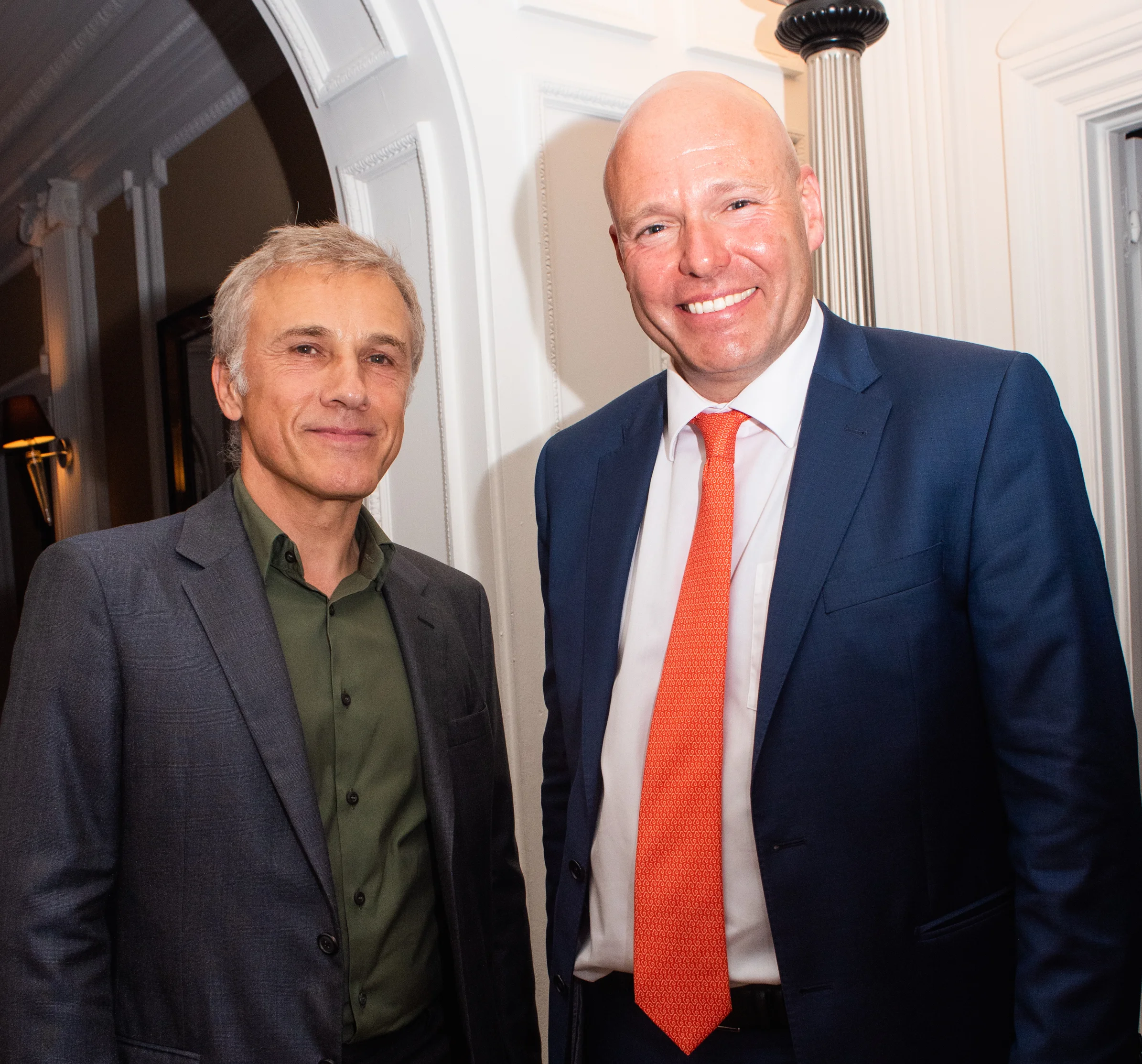 Two-time Academy Award-winning actor Christoph Waltz with Consul General Andreas Launer