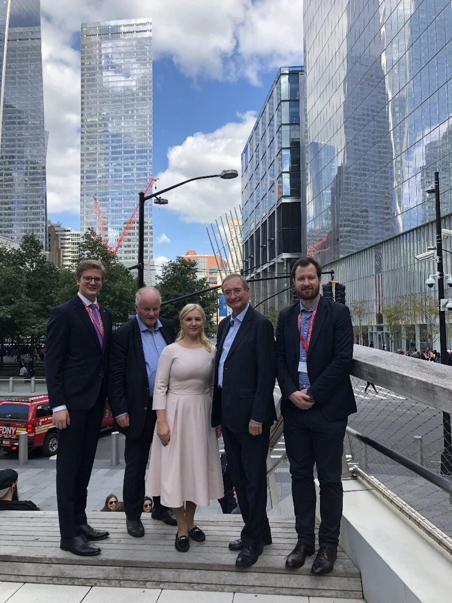 from left: Florian Krisch (Advantage Austria), Georg Wailand (Publisher of the Austrian economic magazine “Gewinn”), Ruta Grikmane (Latvian Chamber of Commerce), President Christoph Leitl (EUROCHAMBRES) and Dominic Boucsein (EUROCHAMBRES, Head of International Trade and Foreign Policy) (c) Austrian Trade Commission New York