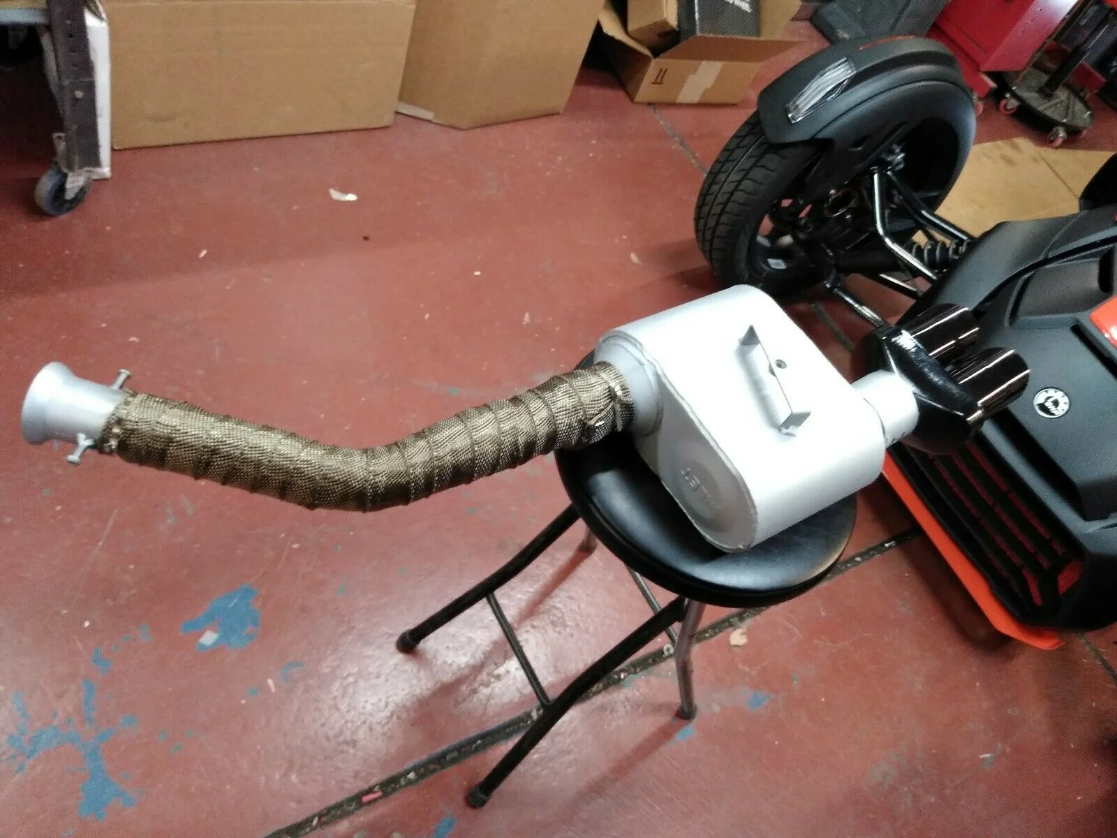 CanAm Ryker Custom Exhaust — DEMONS SPEED SHOP