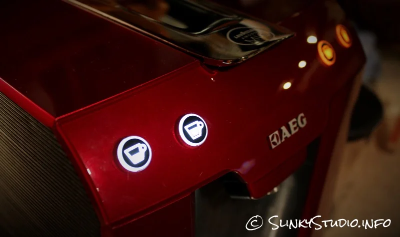 AEG Favola Cappuccino Coffee Machine Buttons LED.jpg